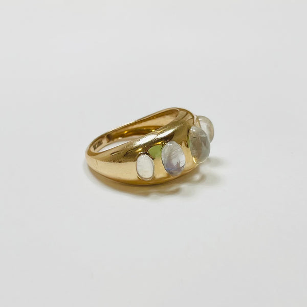 moonstone gypsy ring
