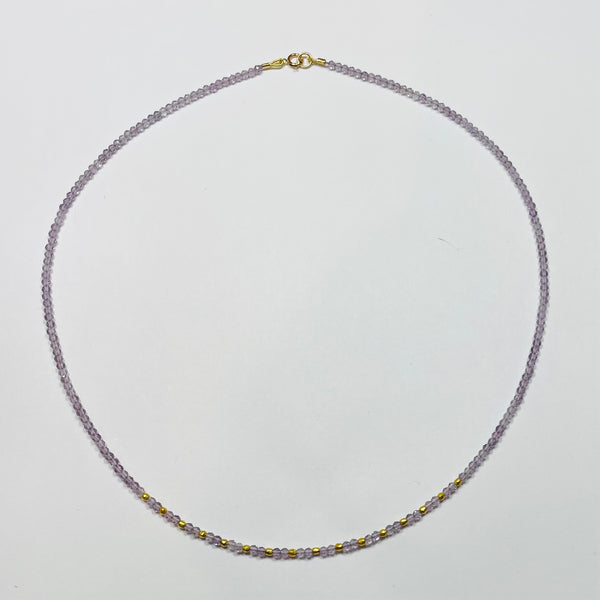 delicate gold nugget necklace