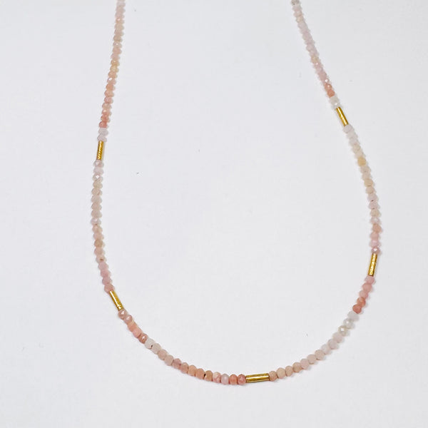 delicate five gold bar necklace