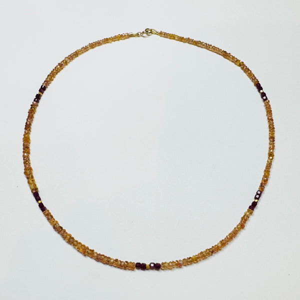 gameday color block necklace