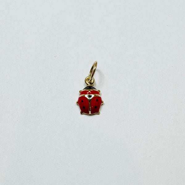 enamel ladybug pendant