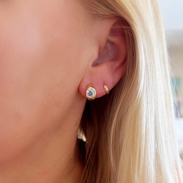 mini gold hoops