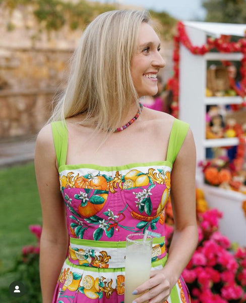 rainbow candy necklace