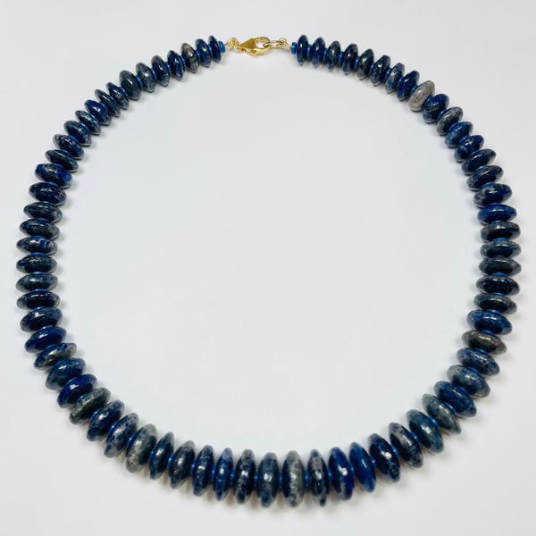 lapis statement necklace