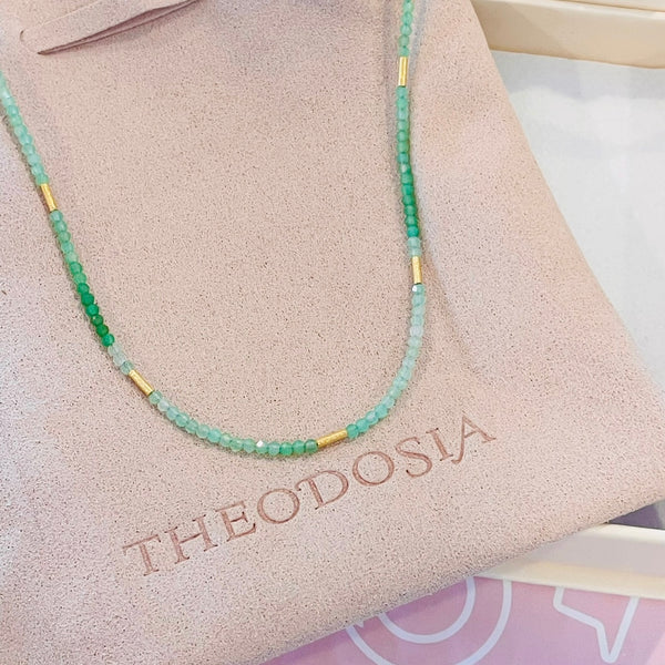 delicate five bar necklace