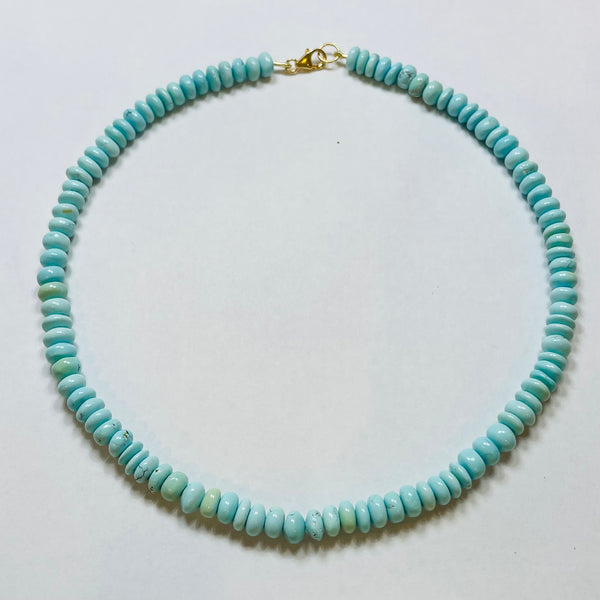 Tiffany blue turquoise candy necklace