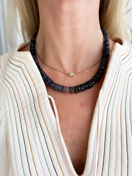 Iolite necklace