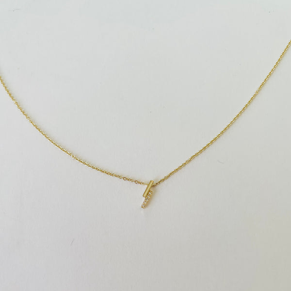 double bar diamond necklace