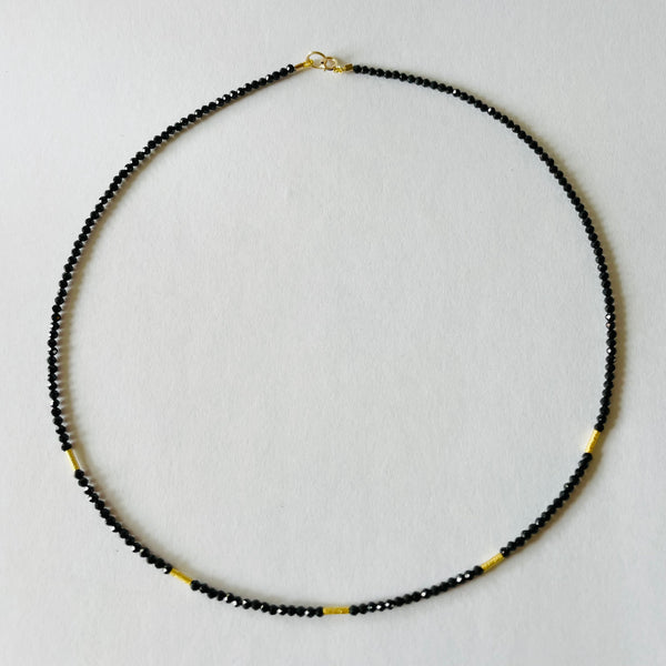 delicate five bar necklace