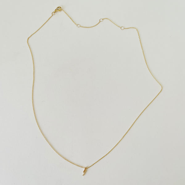 double bar diamond necklace