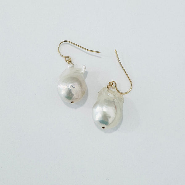baroque pearl earrings