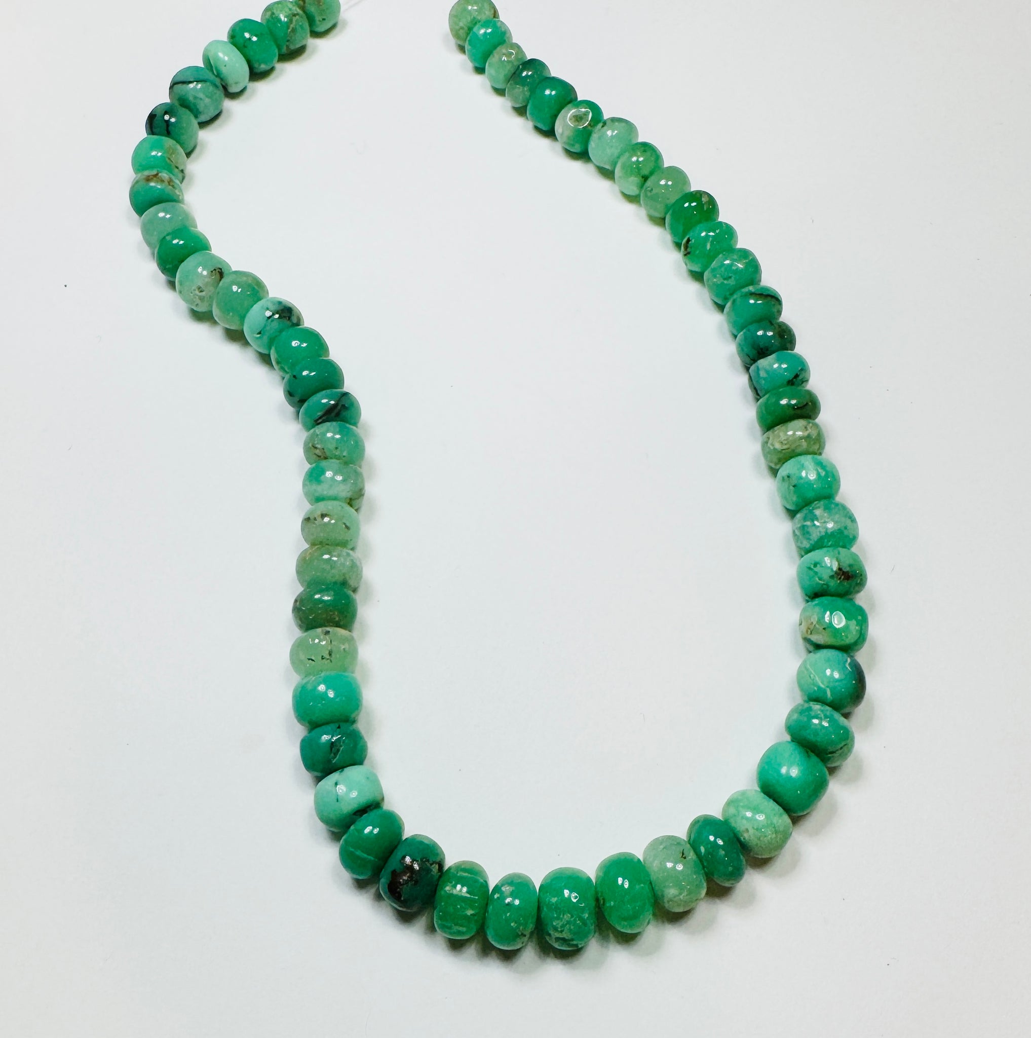 chrysoprase candy necklace