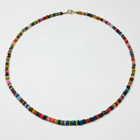 Camp candy opal necklace