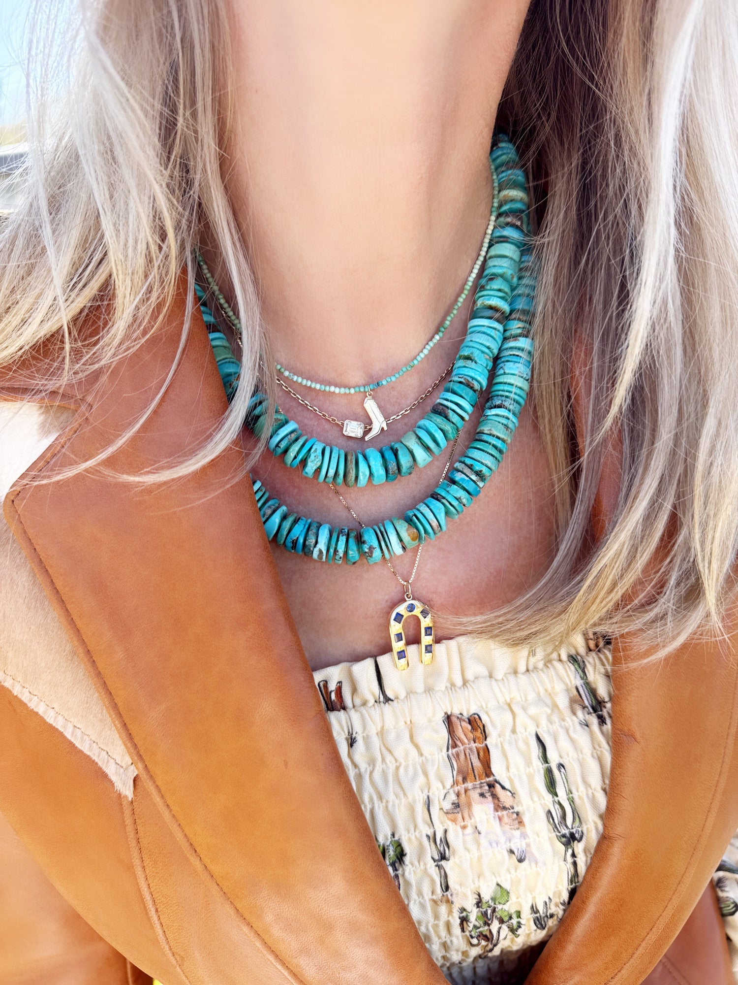 delicate with Cowboy boot charm