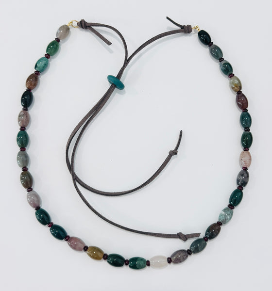 Convertible hat band, ocean jasper