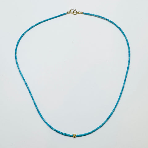 delicate diamond cube necklace