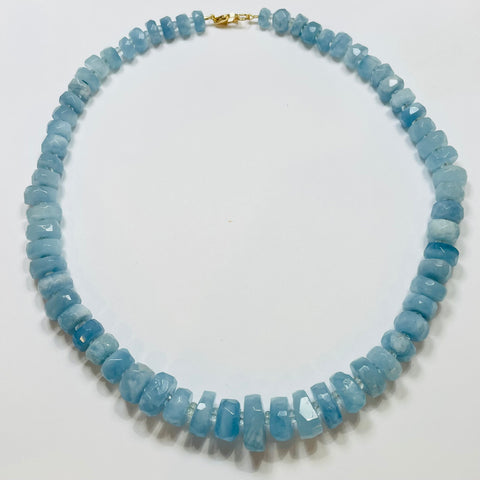 kyanite statement necklace