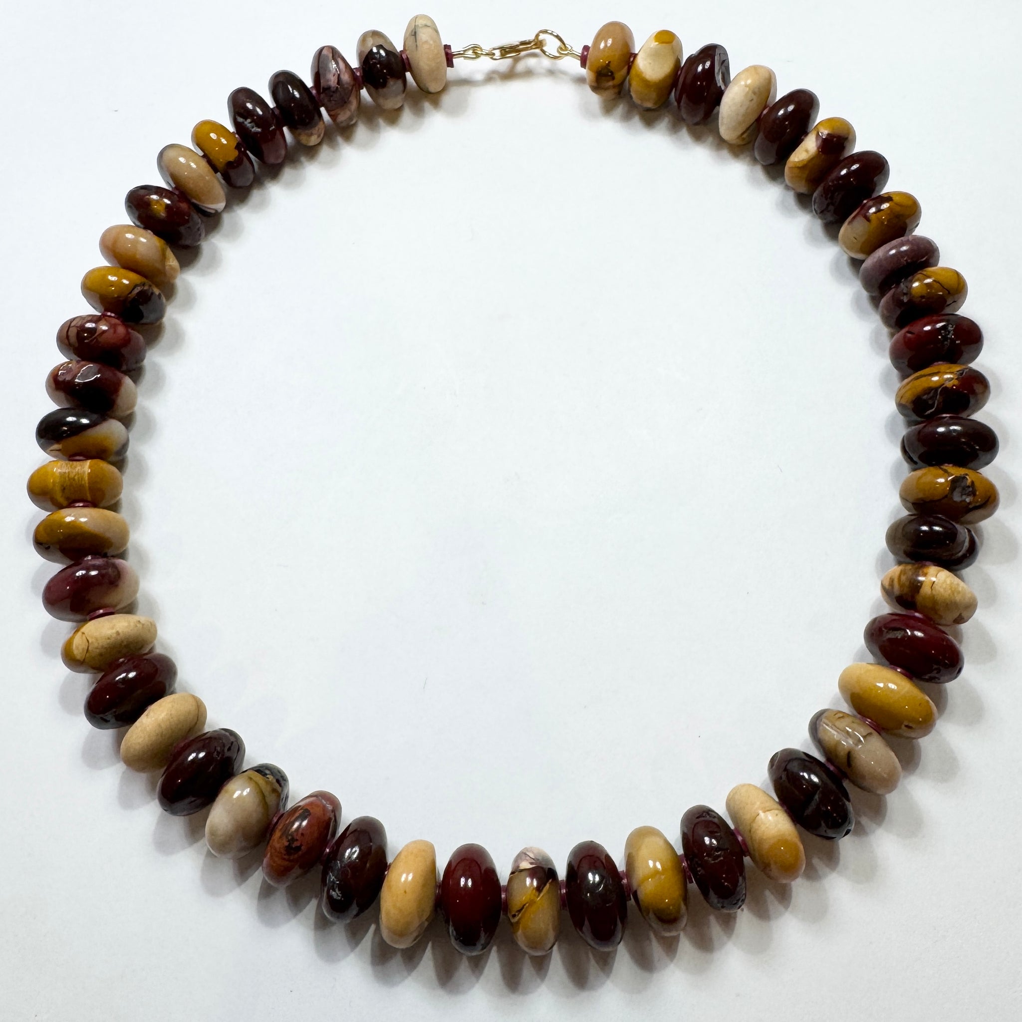mookaite jasper statement necklace