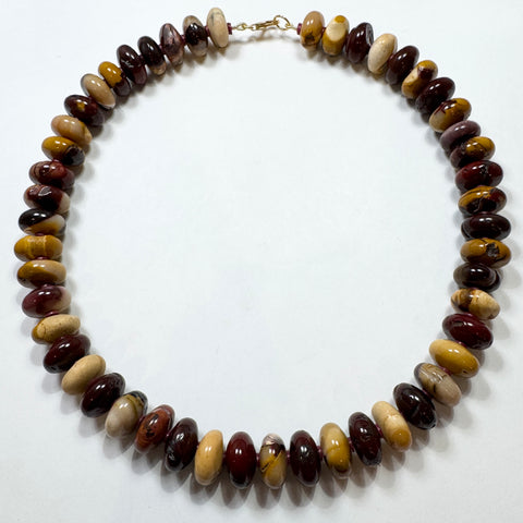 mookaite jasper statement necklace
