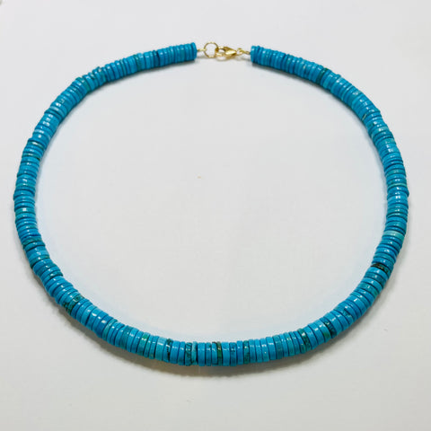 costa blue candy necklace