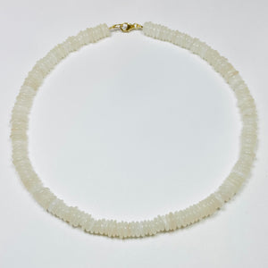 white moonstone candy necklace