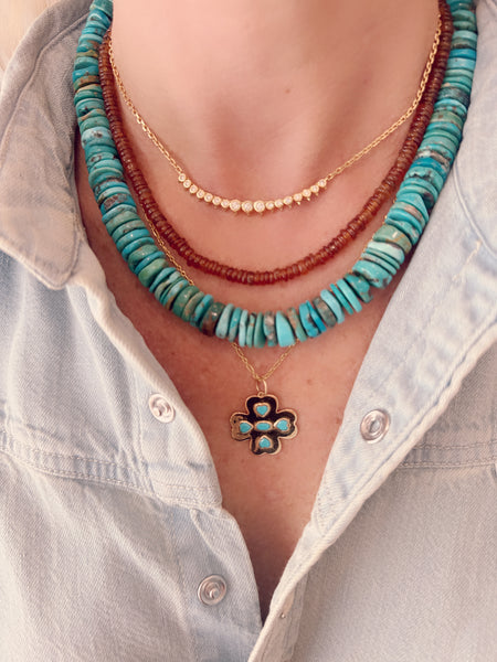 turquoise statement necklace