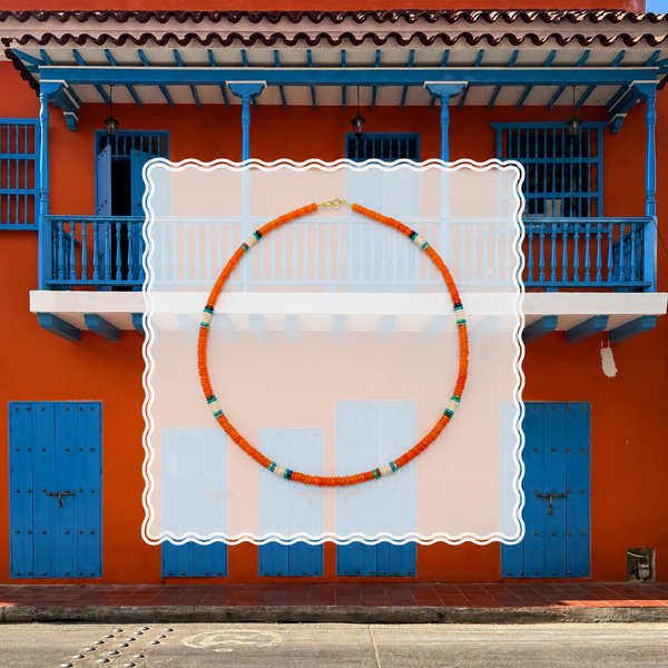 Cartagena heishi necklace