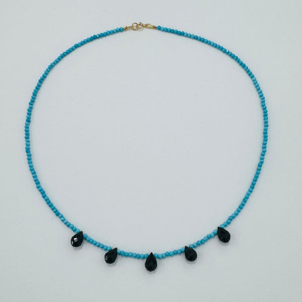 briolette delicate necklace