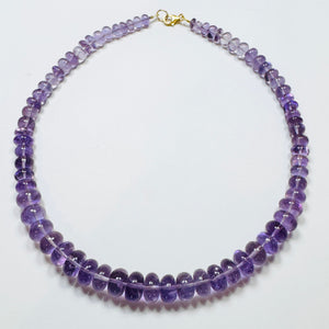 Light amethyst candy necklace