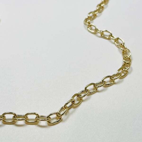 14k gold rolo chain