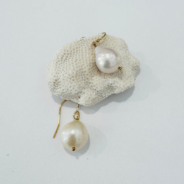 baroque pearl earrings