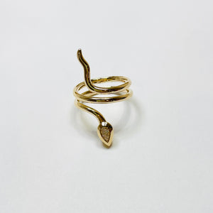 snake ring with diamonds
