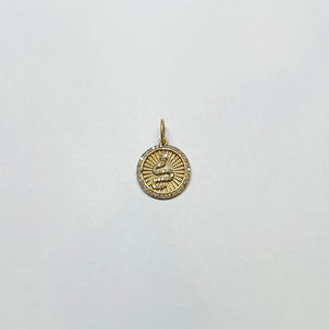 snake coin pendant