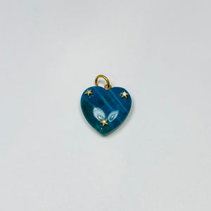 cryscola heart and stars pendant