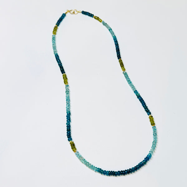 maritime color block necklace