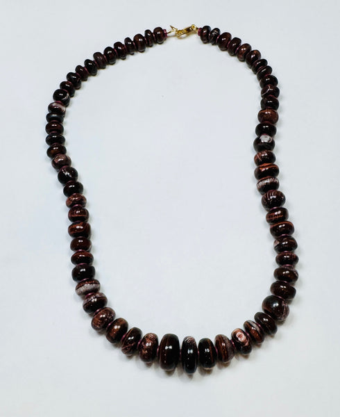 estate tigers eye candy necklace
