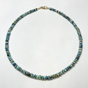 azurite candy necklace