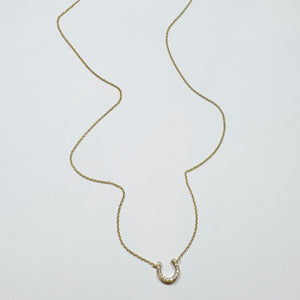 horseshoe necklace