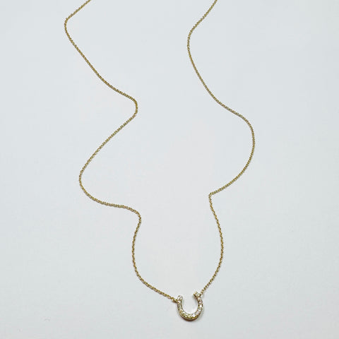 horseshoe necklace