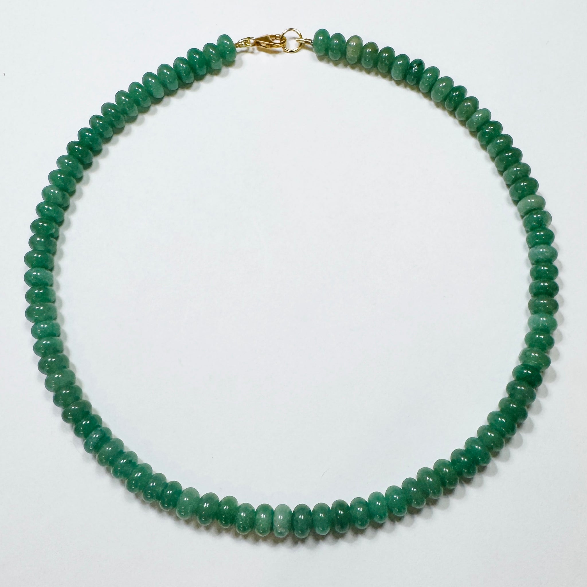 moss green candy necklace