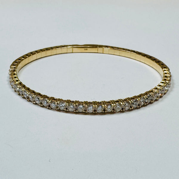 diamond flex tennis bracelet, 4.2 ct