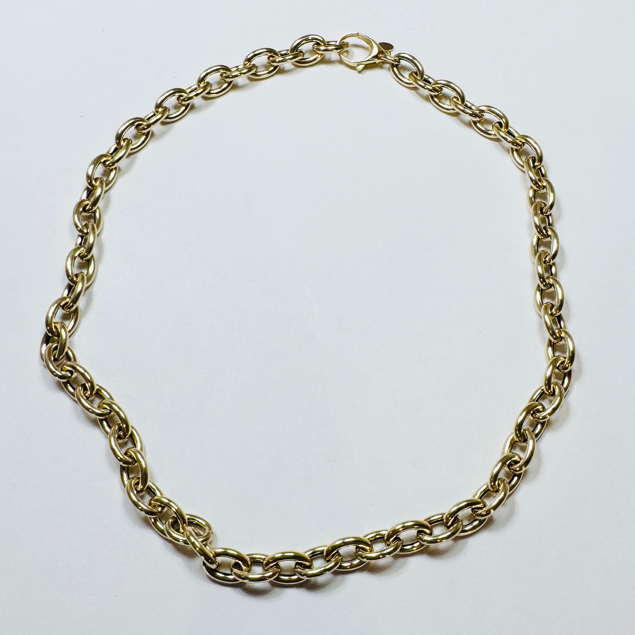 hollow large link chain