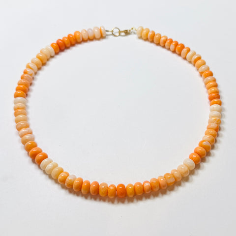 orange sorbet candy necklace