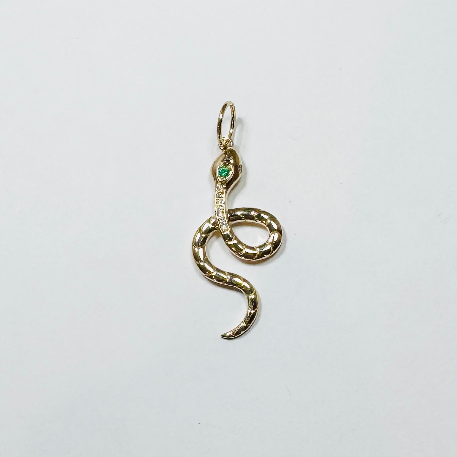 diamond snake pendant