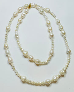 pearl layering necklace