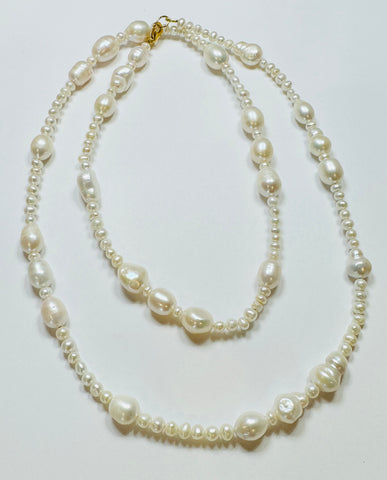 pearl layering necklace