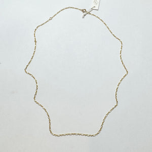figaro chain, 14k gold