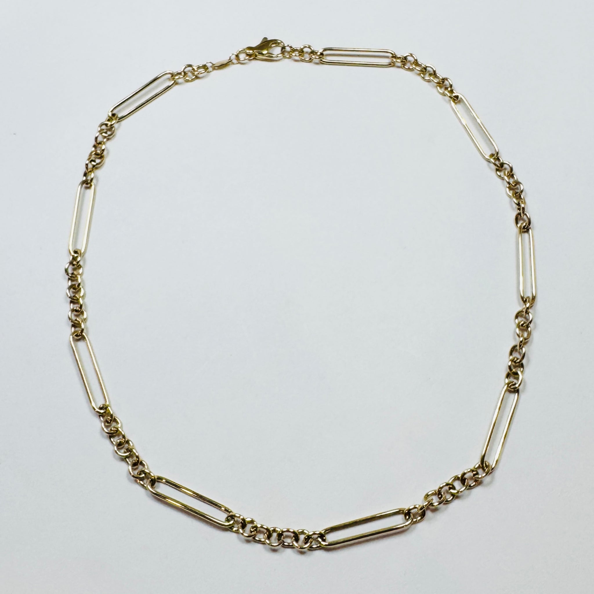 seven ring paperclip chain