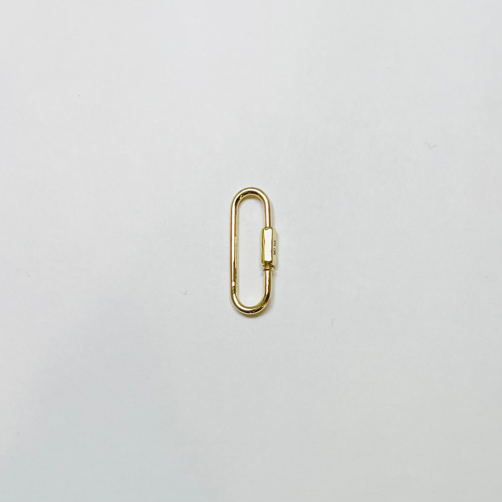 gold carabiner connector