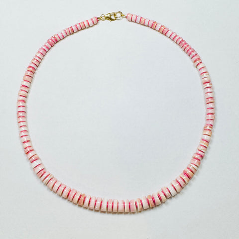 barrel conch graduated necklace